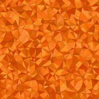 Orange irregular triangle mosaic background design vector