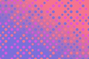 Geometrical gradient colorful abstract dot pattern background design vector