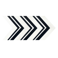 Pfeil Symbol Chevron schwarz matt Klebstoff Band Grafik Design png