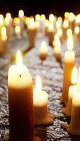 A Plethora of Candles Arranged on a Table video