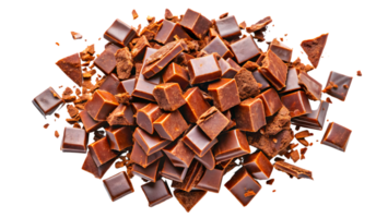 chocola gehakt in stukken png