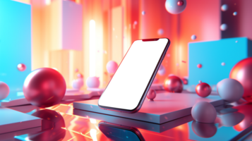 colorful creative mockup phone 2 png