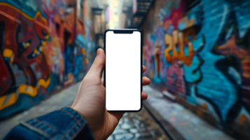 attrapp smartphone graffiti bakgrund 1 png