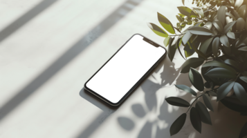 minimalist smartphone mockup png