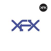 XFX Logo Letter Monogram Design vector