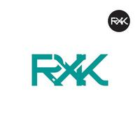 RXK Logo Letter Monogram Design vector