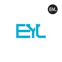 EYL Logo Letter Monogram Design vector