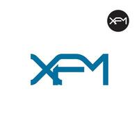 XFM Logo Letter Monogram Design vector