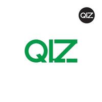 qlz logo letra monograma diseño vector