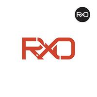 rxo logo letra monograma diseño vector