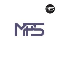 Letter MPS Monogram Logo Design vector