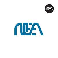 Letter NEA Monogram Logo Design vector