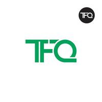 Letter TFQ Monogram Logo Design vector