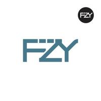 FZY Logo Letter Monogram Design vector