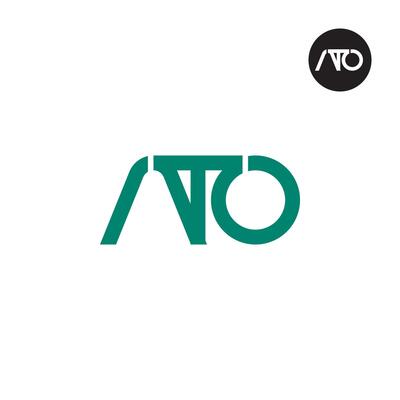 Letter ATO Monogram Logo Design