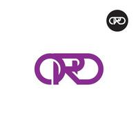 Letter ORD Monogram Logo Design vector