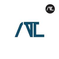 Letter ATL Monogram Logo Design vector