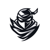 stiliserade ninja krigare emblem png