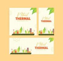 National thermal engineer day social media post. Holiday concept. Template for background, banner, card, poster design. vector