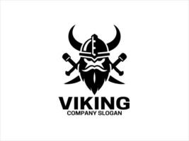 vikingo logo diseño modelo vector