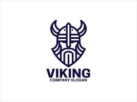 vikingo logo diseño modelo vector