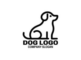 plantilla de diseño de logotipo de perro vector