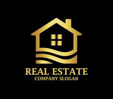 Luxury Real Estate Logo Design vector
