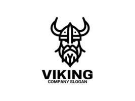 vikingo logo diseño modelo vector