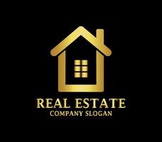 Luxury Real Estate Logo Design vector