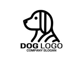 plantilla de diseño de logotipo de perro vector