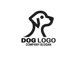 plantilla de diseño de logotipo de perro vector