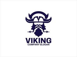 vikingo logo diseño modelo vector