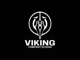 Viking Logo Design Template vector