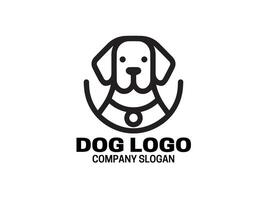 plantilla de diseño de logotipo de perro vector