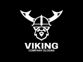 vikingo logo diseño modelo vector