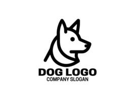 plantilla de diseño de logotipo de perro vector