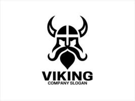 vikingo logo diseño modelo vector