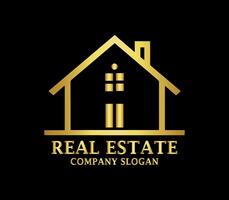 Luxury Real Estate Logo Design vector