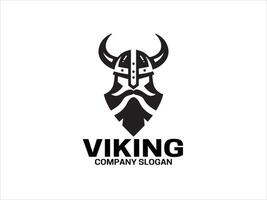 vikingo logo diseño modelo vector