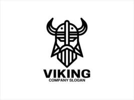 vikingo logo diseño modelo vector