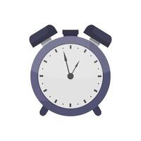 Alarm clock illustrated on white background vector