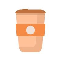 ilustrado café taza vector