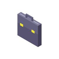 Isometric work bag vector