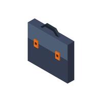 Isometric work bag vector