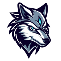 Fierce wolf with a piercing gaze png