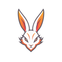 Dynamic fox mascot with fiery eyes and sleek design png
