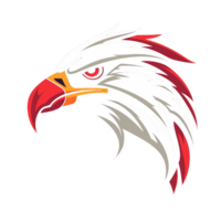 heftig Adler Kopf mit ein auffällig Blick png