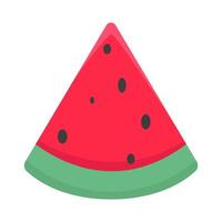 Illustration of watermelon slice vector