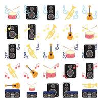 Illustration of music pack vector