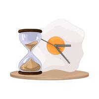 Illustration of clock vector